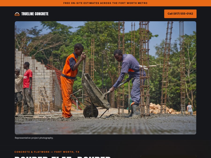 Concrete design — Trueline Concrete