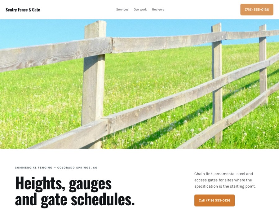 Fencing design — Sentry Fence & Gate