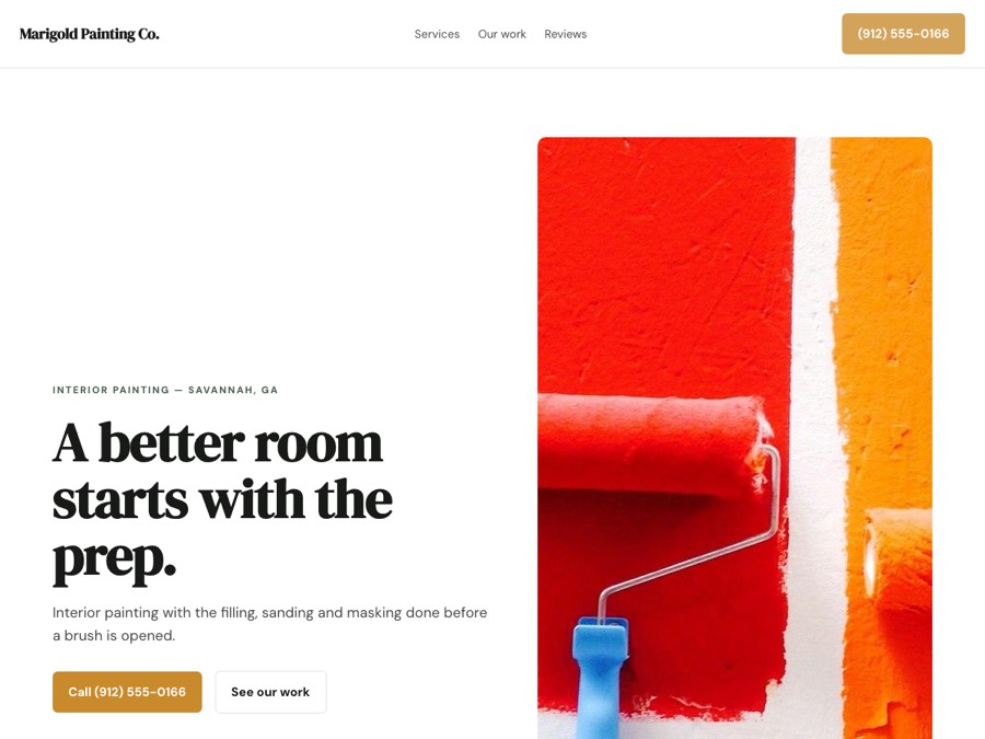 Painting design — Marigold Painting Co.