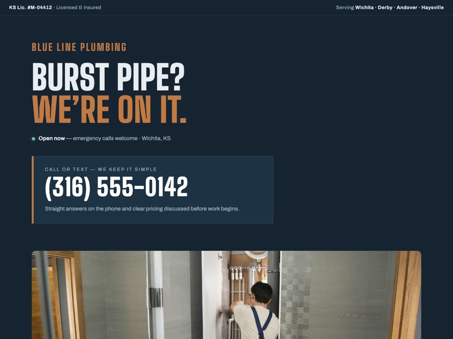 Plumbing design — Blue Line Plumbing