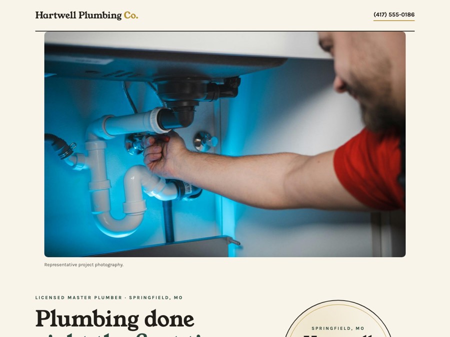 Plumbing design — Hartwell Plumbing Co.